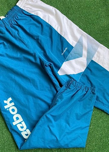 Erkek Mavi Rahat Kesim Reebok Eşofman Altı - Görsel 2