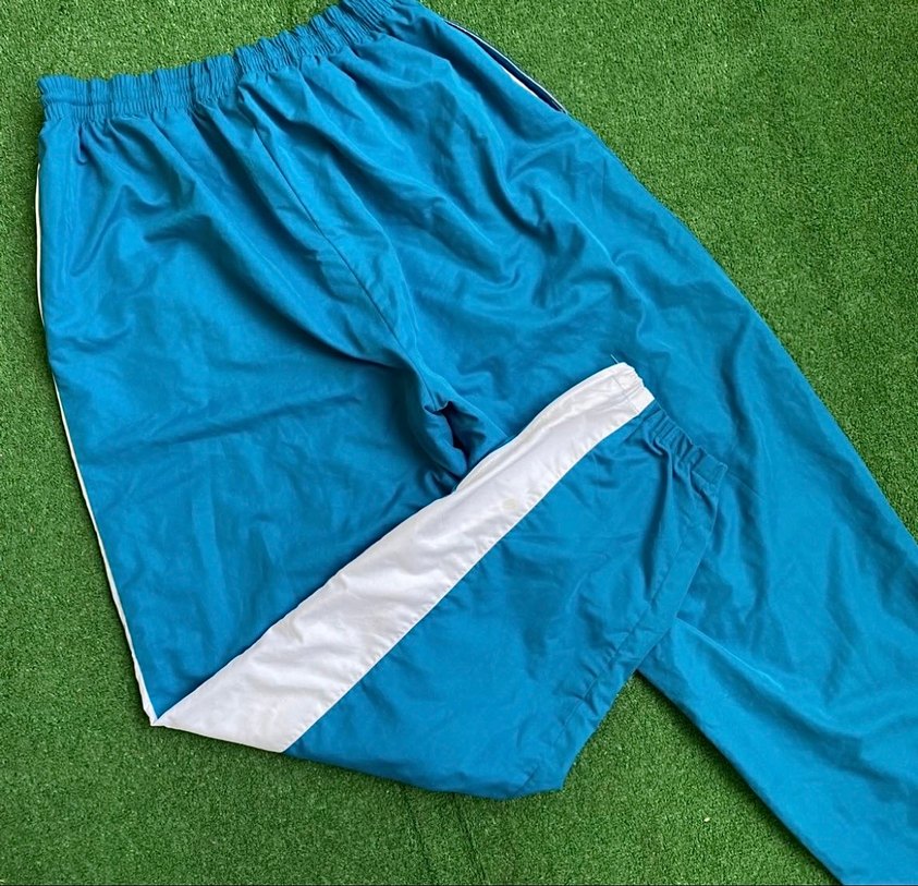 Erkek Mavi Rahat Kesim Reebok Eşofman Altı - Görsel 4