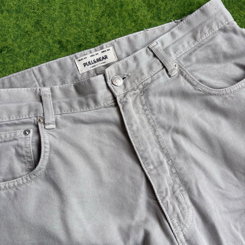 Gri Regular Fit Denim Erkek Pantolon - Görsel 3