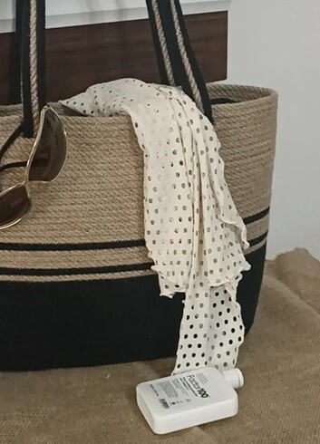 Hasır Jüt çanta şık plaj ve günlük kullanım için uygun