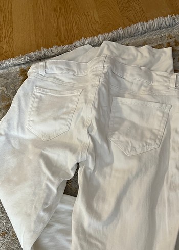 Gebe marka Beyaz 38 beden Hamile Pantolonu - Görsel 3