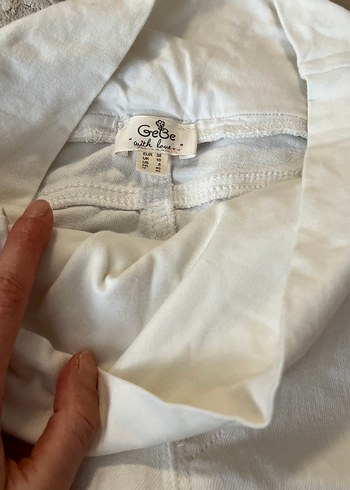 Gebe marka Beyaz 38 beden Hamile Pantolonu - Görsel 2