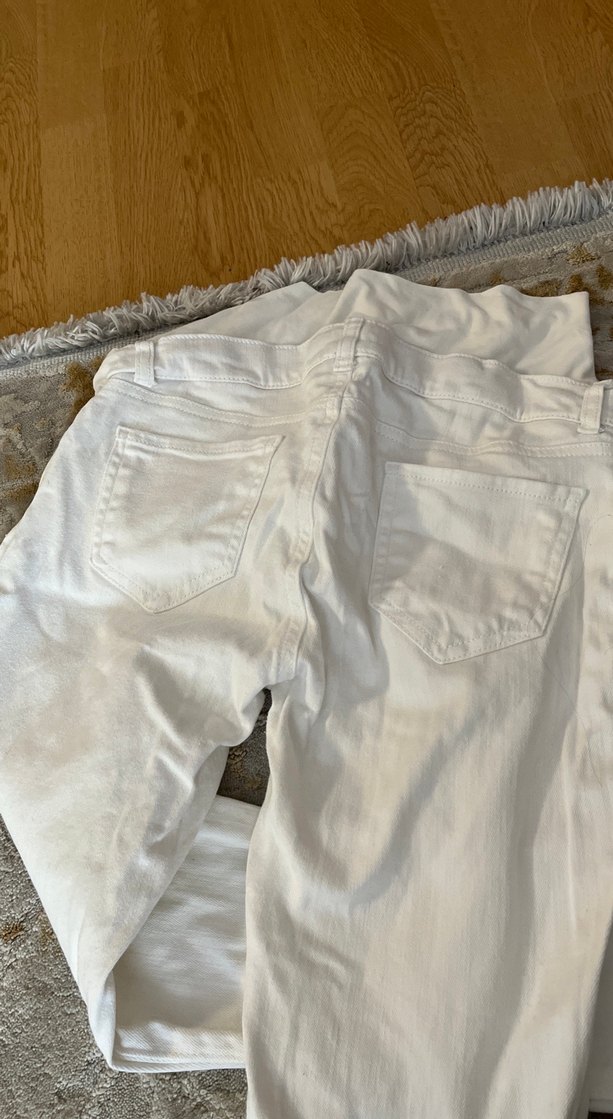 Gebe marka Beyaz 38 beden Hamile Pantolonu - Görsel 3