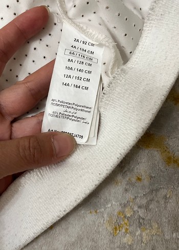 Tyess 4/5 yaş bomber ceket - Görsel 6