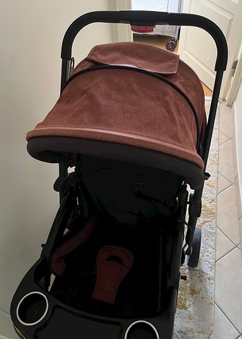 Kahverengi Bordo  Bebek Arabası Elden teslimat - Görsel 2