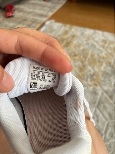 28 Beden Adidas 28 numara spor ayakkabı