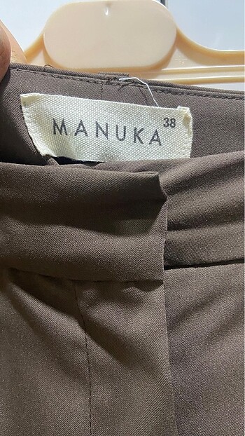 m Beden kahverengi Renk Manuka Pantolon