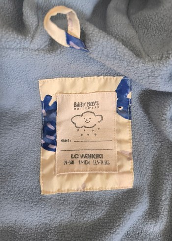 Kapüşonlu Dinozor Desenli Fermuarlı Erkek Bebek Mont - Görsel 5