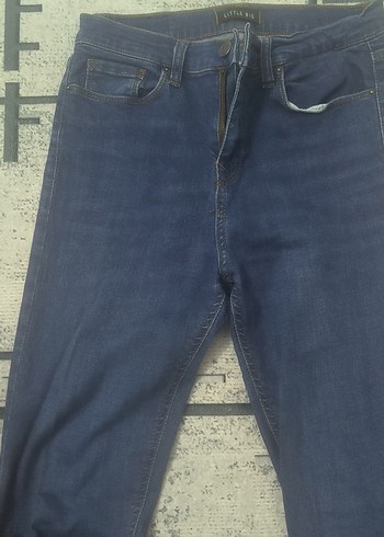 Kadın Lacivert Midi Denim Jean