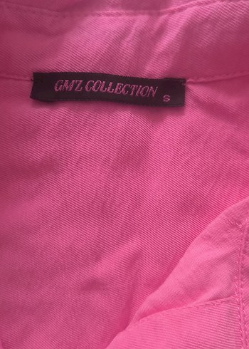 Pembe Keten Uzun Kollu Gömlek - Görsel 2