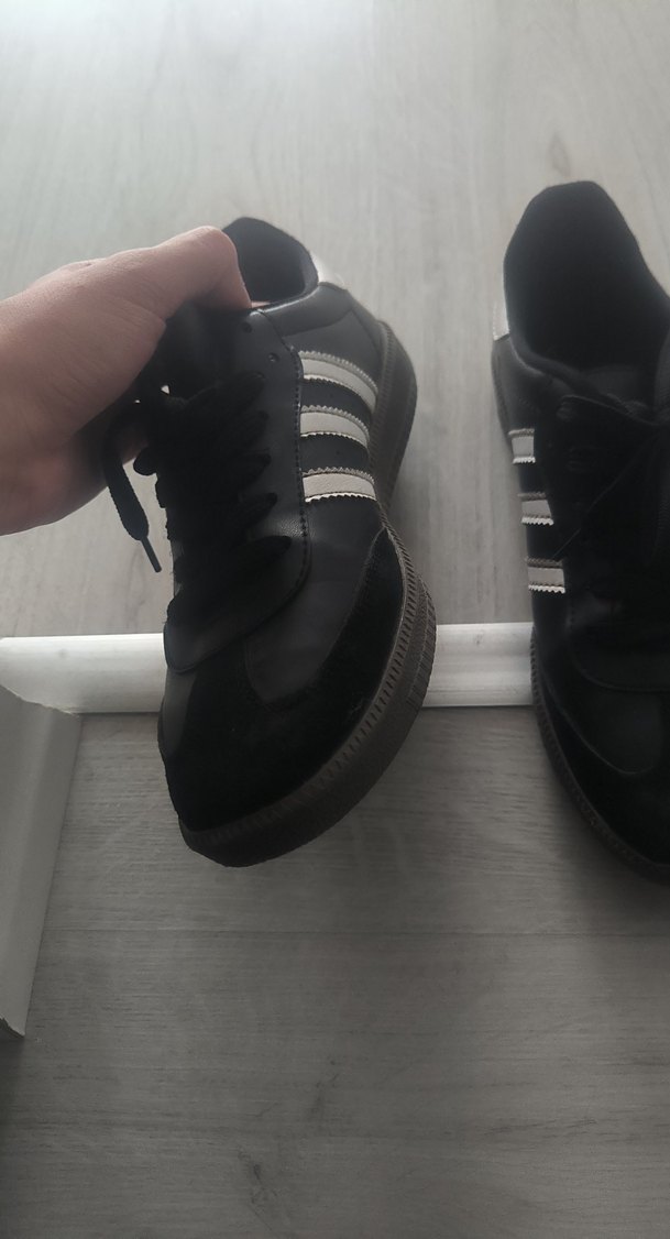 Siyah Kadın Spor Stiletto Topuklu Sneakers - Görsel 4