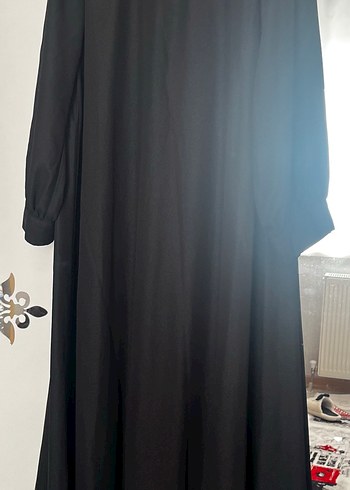 40 Beden siyah Renk Siyah Uzun Kollu Salaş Kadın Elbise