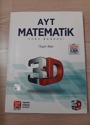 3D Yayınları AYT Matematik Soru Bankası