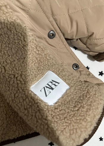 Düğmeli Yakası Kadife Erkek Çocuk Mont - Görsel 4