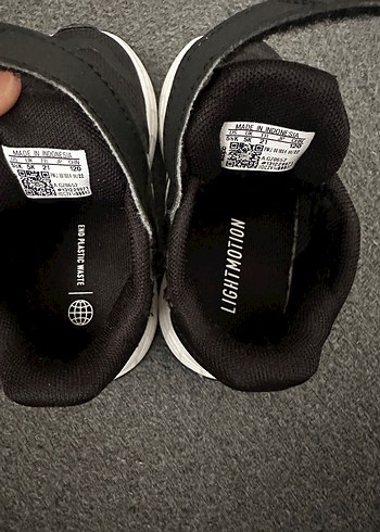 Erkek bebek Siyah Adidas Spor Ayakkabı - Görsel 7