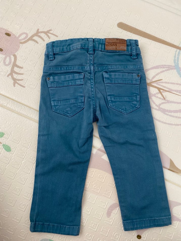 Erkek Çocuk Mavi Denim Pantolon - Görsel 2