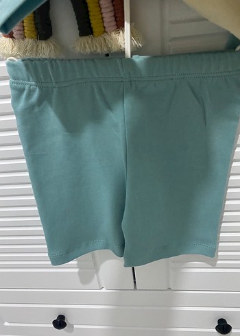 Baskılı Pastel Renkli Çocuk şortlu takım - Görsel 2