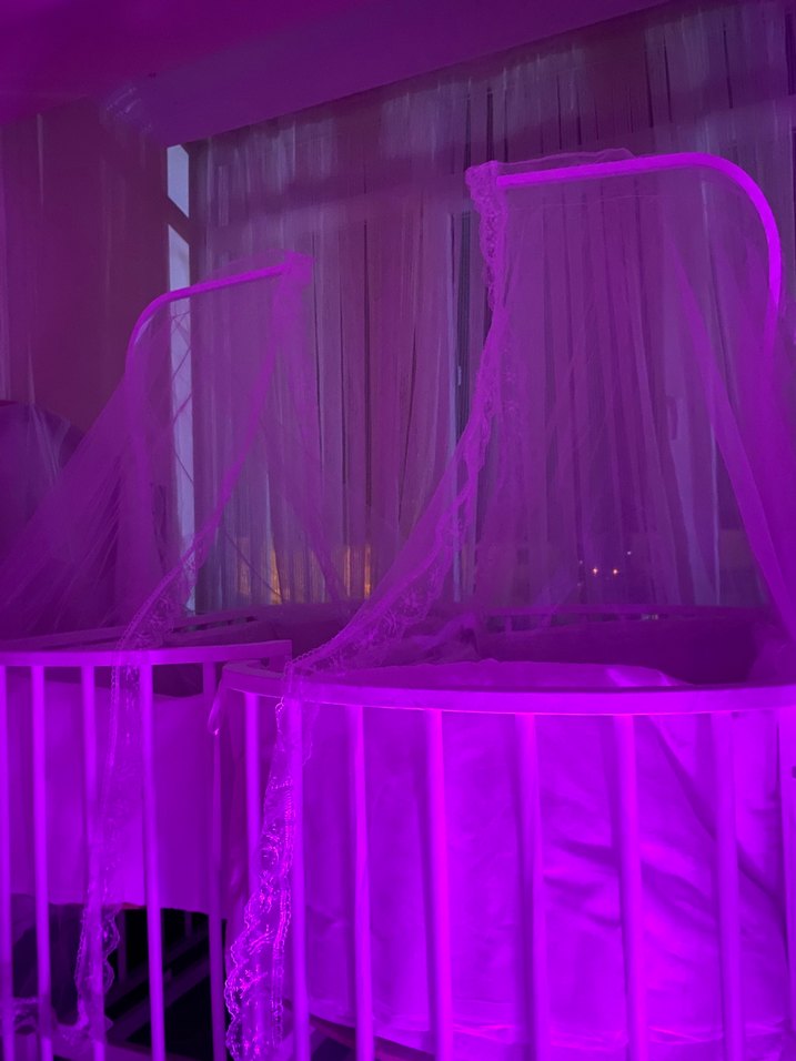 Beyaz Ahşap Bebek Beşiği - Görsel 4