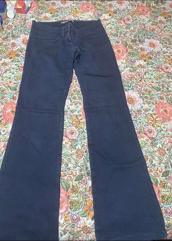 Adil Işık Kadın Lacivert Denim Pantolon