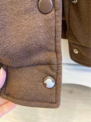 xs Beden kahverengi Renk Bershka ceket