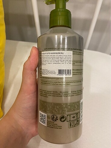 Beden Yves rocher vücut kremi vanilya