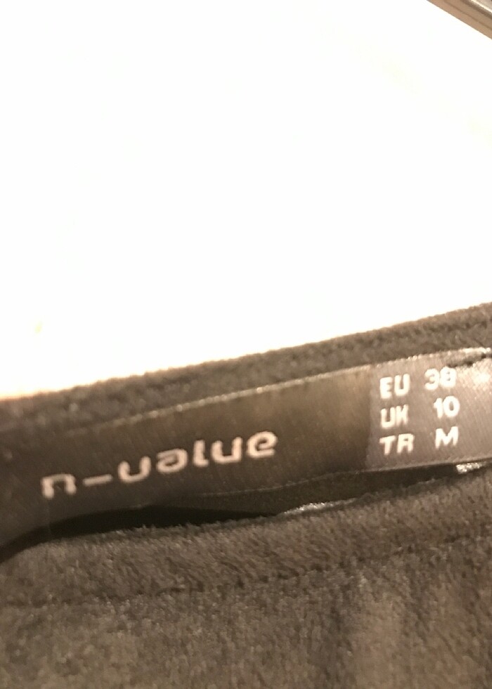 Mini elbise süet görünümlü antrasit renk - Görsel 5