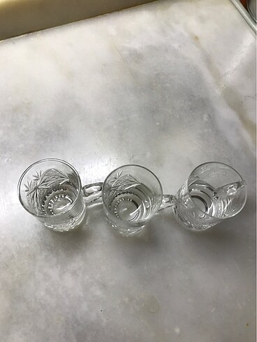  Beden Paşabahçe çay kupa bardak kristal kesme