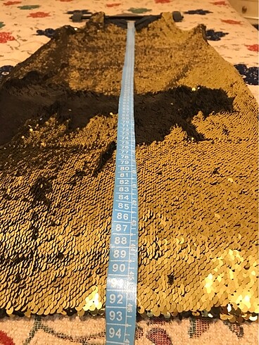 Gece elbise pullu vintage - Görsel 3