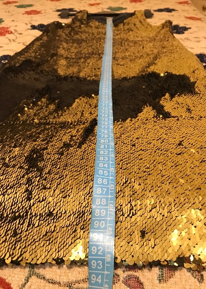 Gece elbise pullu vintage - Görsel 3