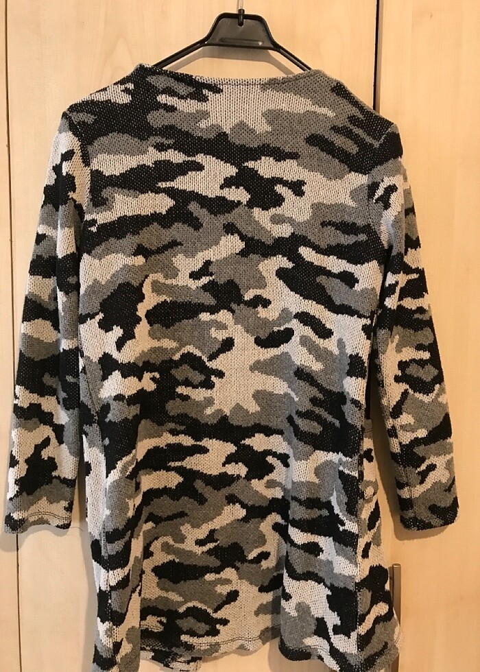 Triko kamuflaj hırka - Görsel 2