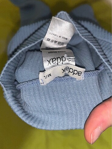 Addax uzun crop bluz