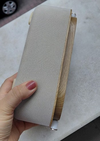 Bej RANGE-SMART kablosuz şarjlı hoparlör - Görsel 6