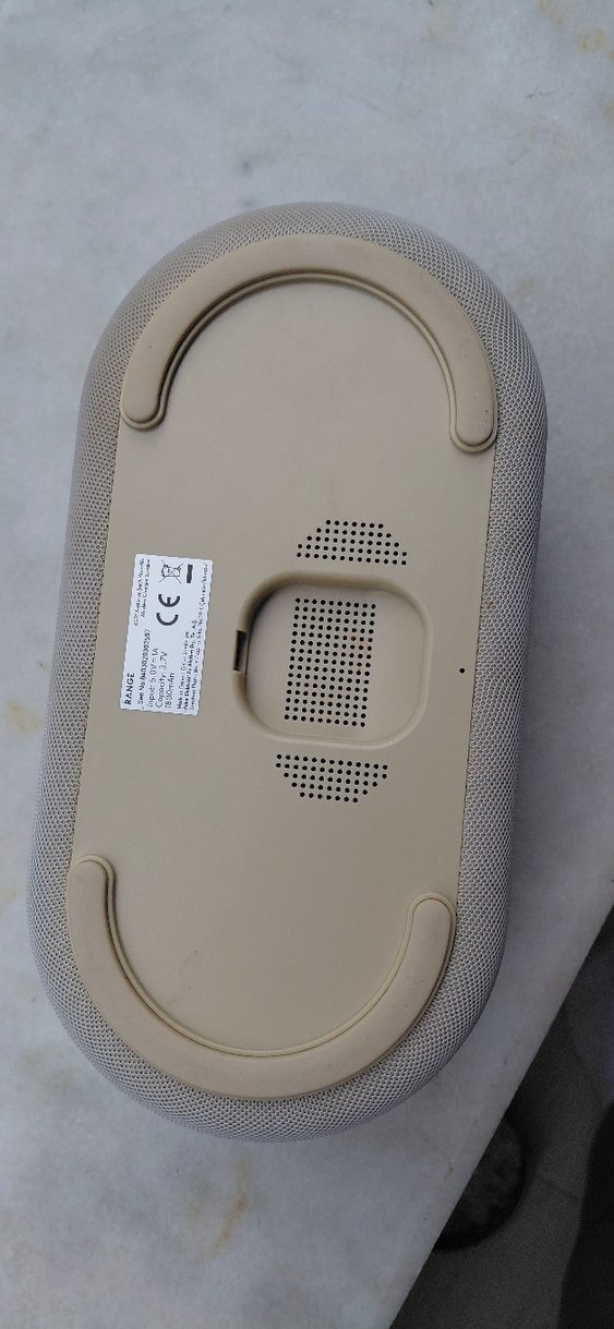 Bej RANGE-SMART kablosuz şarjlı hoparlör - Görsel 5