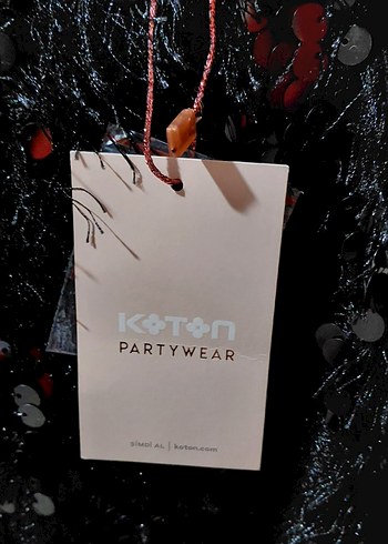 Siyah Payetli Straplez Midi Elbise - Görsel 4