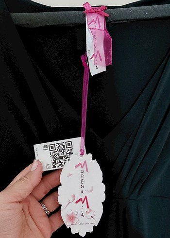 Siyah V Yaka Midi Triko Elbise - Görsel 5