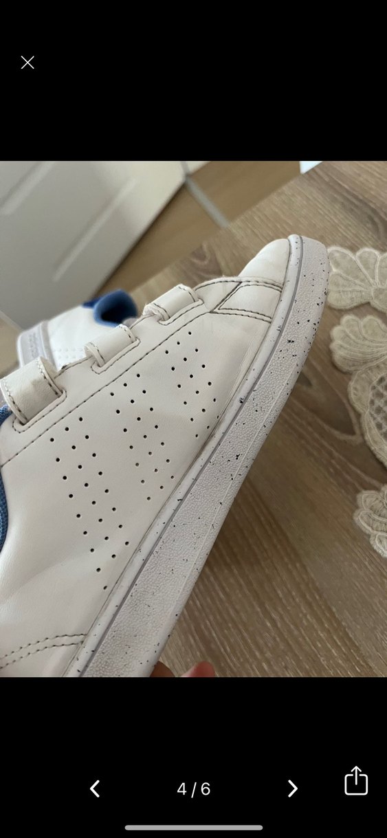 Beyaz adidas ayakkabı - Görsel 3