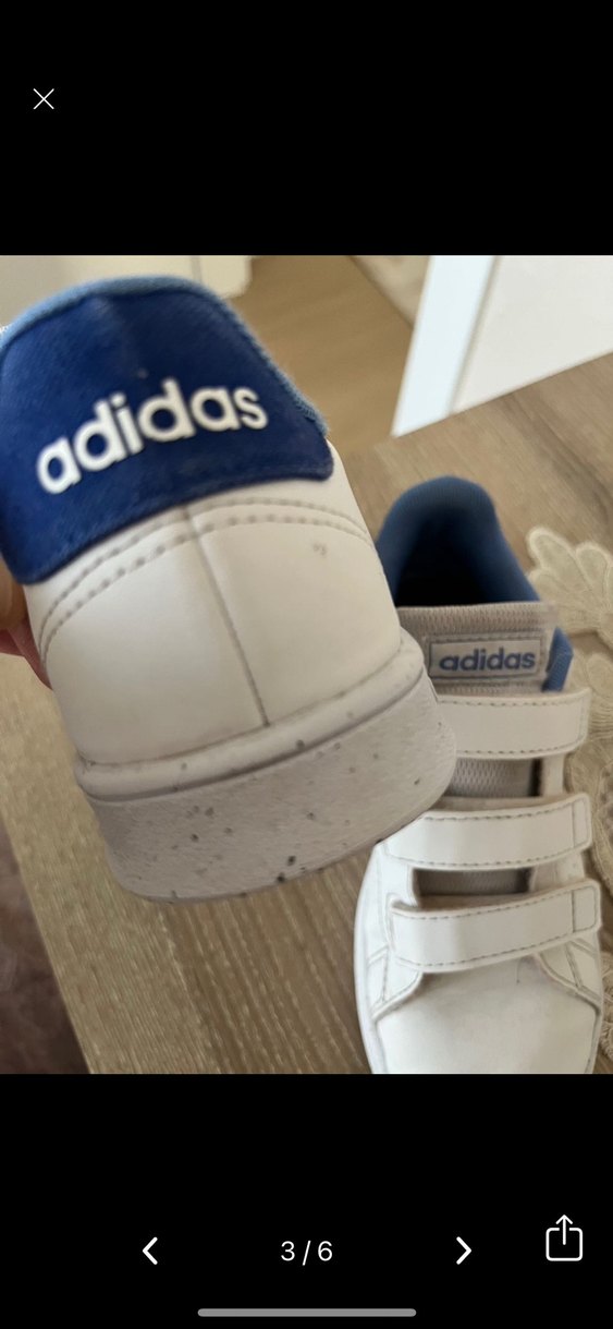 Beyaz adidas ayakkabı - Görsel 4