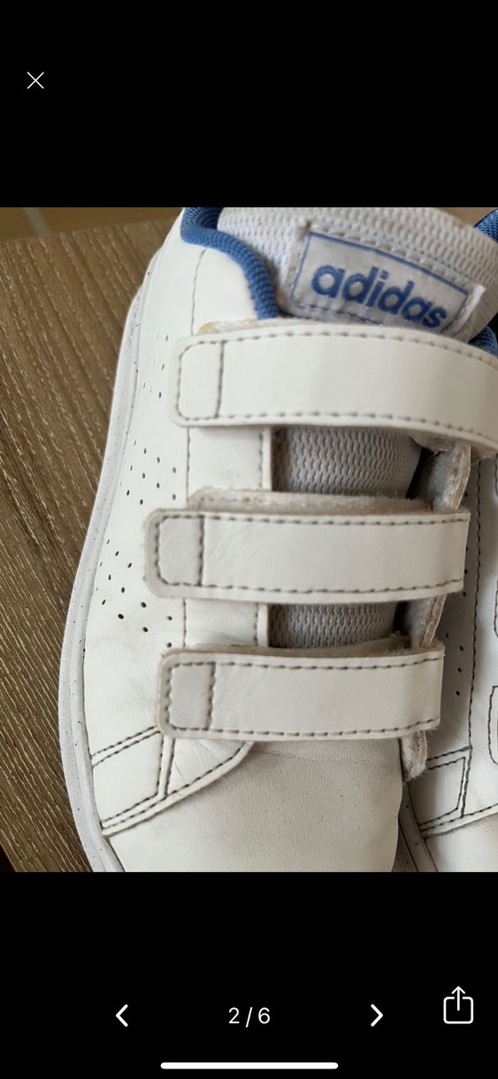 Beyaz adidas ayakkabı - Görsel 5