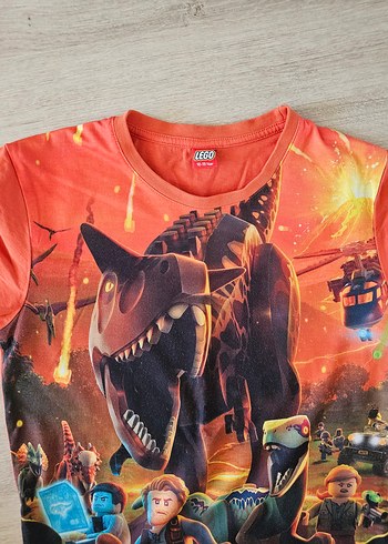 10 Yaş Beden Lego jurassic tisort