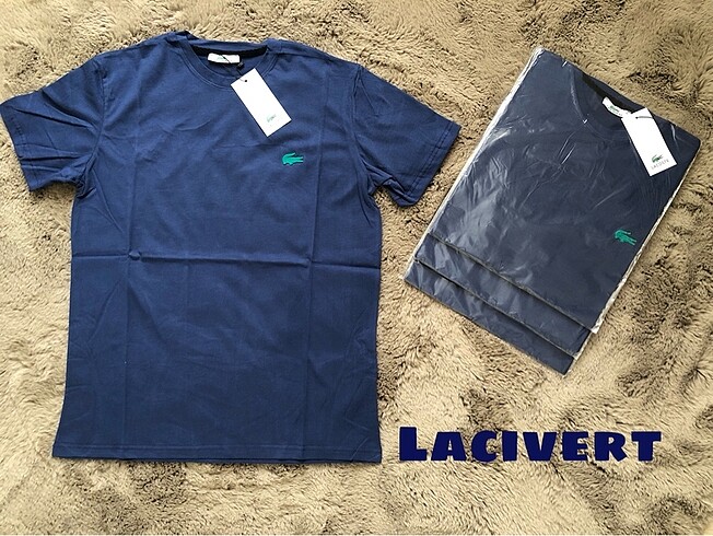 Lacoste lacivert unisex tişört