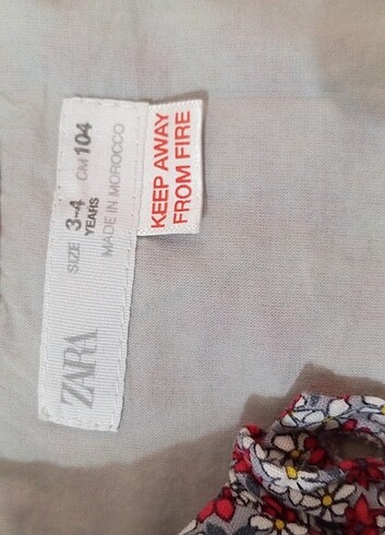Zara Zara düğmeli elbise 