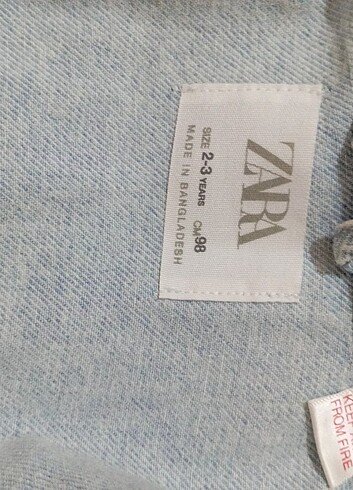 24-36 Ay Beden Zara kot ceket