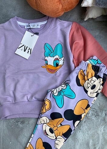 2 Yaş Beden mor Renk zarq duffy duck takim