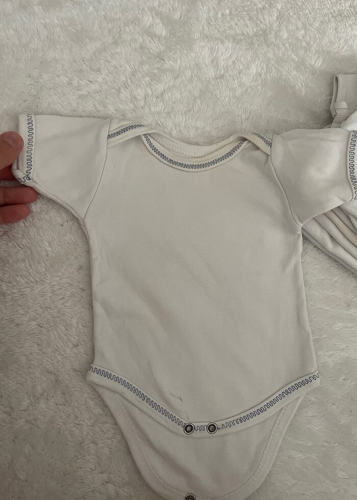 Kısa kollu bebek zıbın 8 adet - Görsel 2