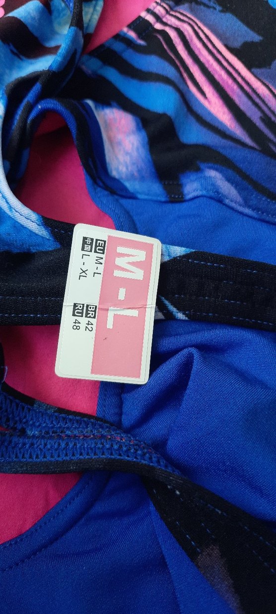 NABAIJI Marka Mavi Batik Desenli Kadın Yüzücü Mayo - Görsel 4