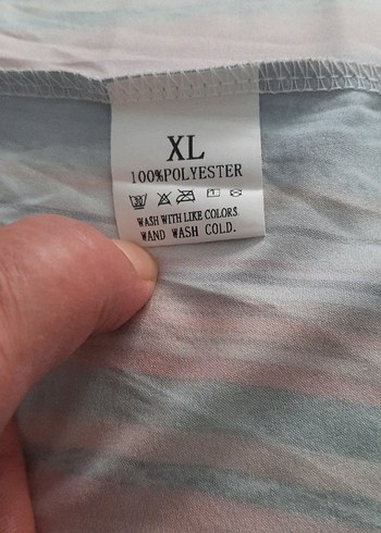 Renkli Çizgili Uzun Kollu Bohem Gömlek - Görsel 3