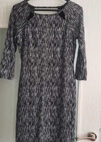 Gri Midi Abiye Elbise - Görsel 3