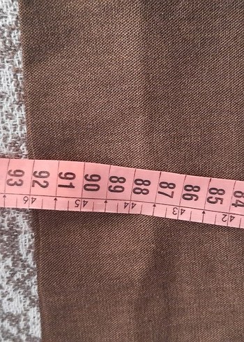 Kahverengi Kemerli Kadın Kumaş Pantolon - Görsel 6