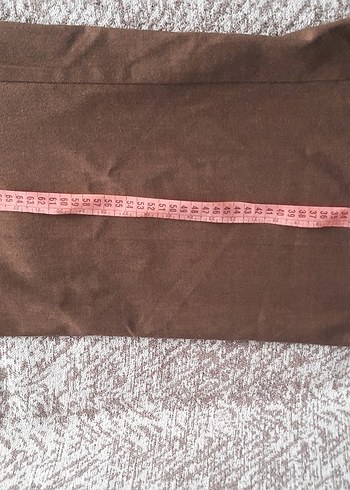 Kahverengi Kemerli Kadın Kumaş Pantolon - Görsel 5