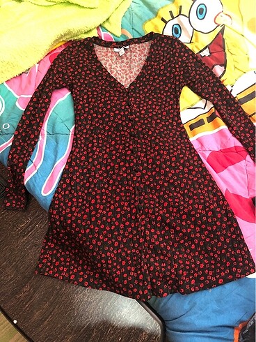 Zara Çiçekli mini elbise
